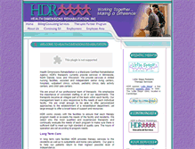 Tablet Screenshot of hdrtherapy.com